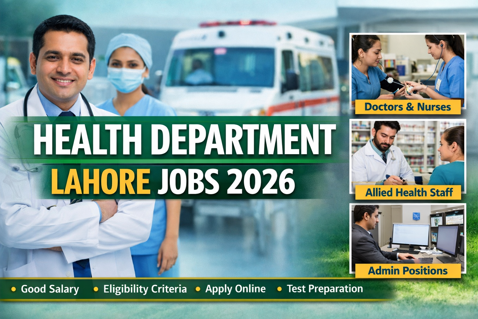 Health Department Lahore Jobs 2026