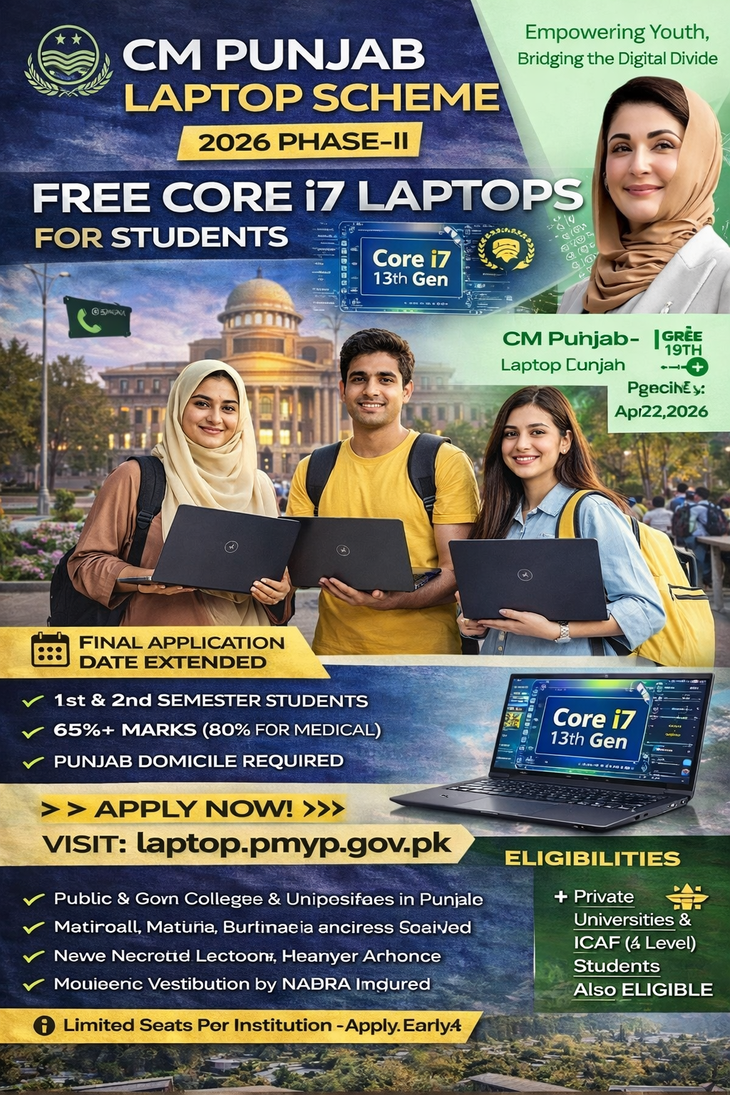 CM Punjab Laptop Scheme