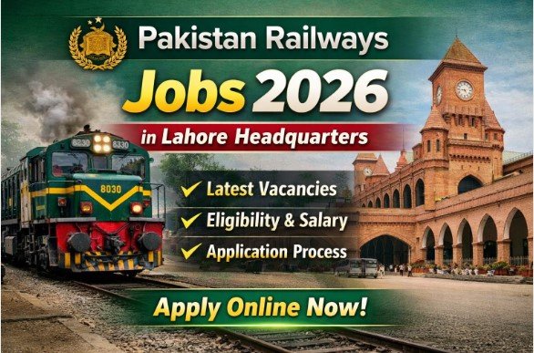 Railways Jobs 2026 in Lahore Headquarters