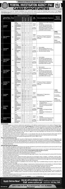FIA Jobs