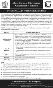 Lahore Garment City Company Jobs