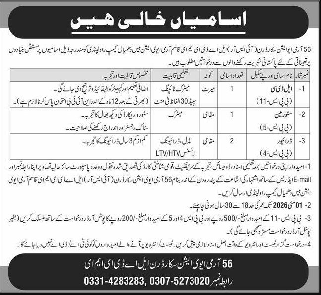 Army Public School APS Jobs